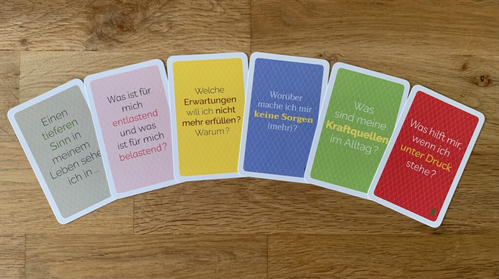 Coaching-Karten mit Reflexionsfragen